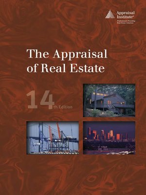 cover image of The appraisal of real estate, 14 edition
